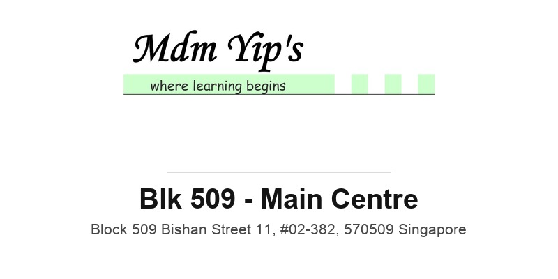 Mdm Yip's (Blk 509 - Main Centre)