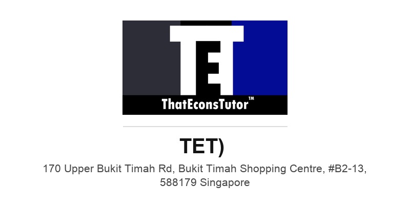 ThatEconsTutor (TET) (Beauty World)