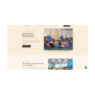 Arts Junior Montessori