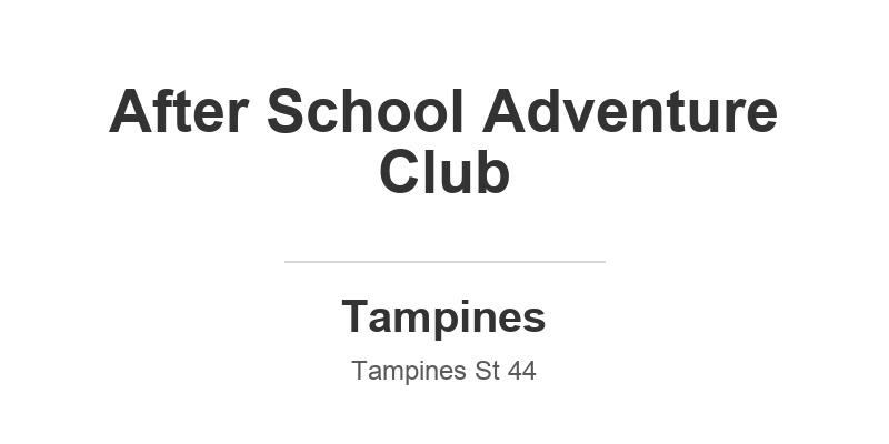 After School Adventure Club