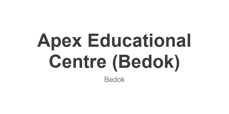Apex Educational Centre (Bedok)