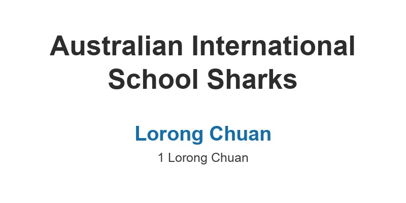 Australian International School Sharks