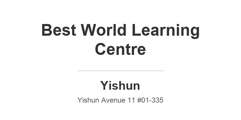 Best World Learning Centre