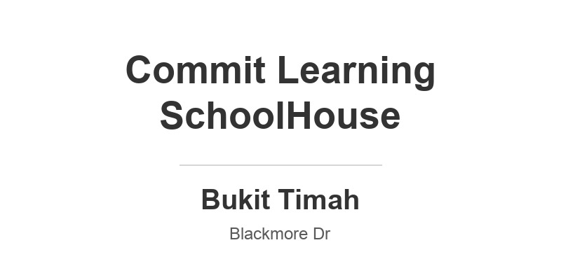 Commit Learning SchoolHouse (Methodist Girls' Primary)