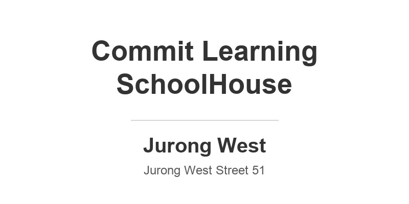 Commit Learning SchoolHouse (Shuqun Primary School)