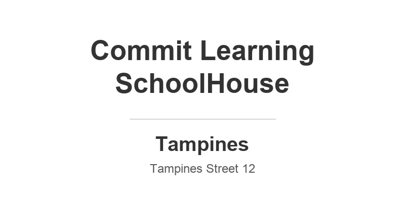 Commit Learning SchoolHouse (Tampines Primary School)