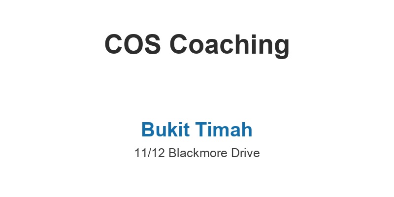 COS Coaching