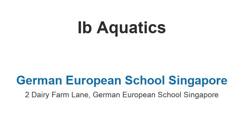 Ib Aquatics