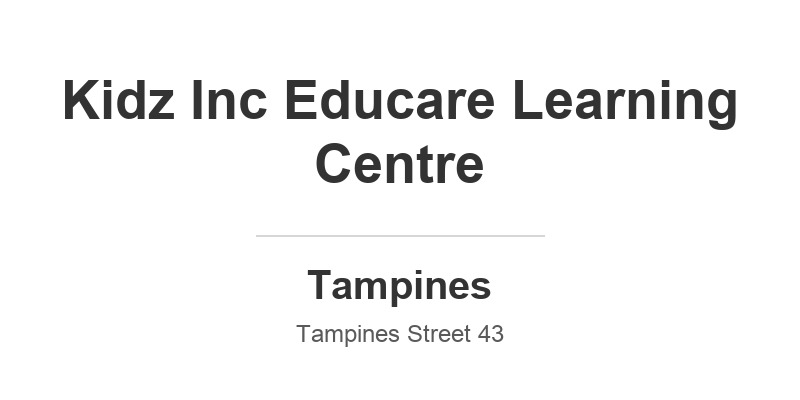 Kidz Inc Educare Learning Centre