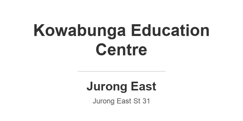 Kidz Treehouse (Jurong East Sports Centre)