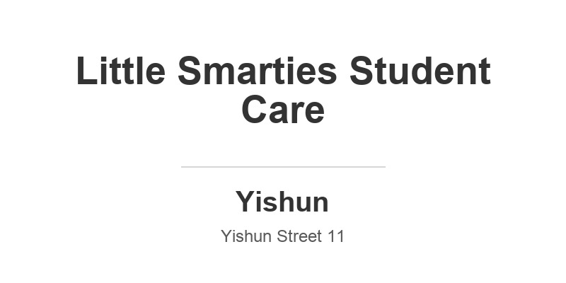 Little Smarties Student Care