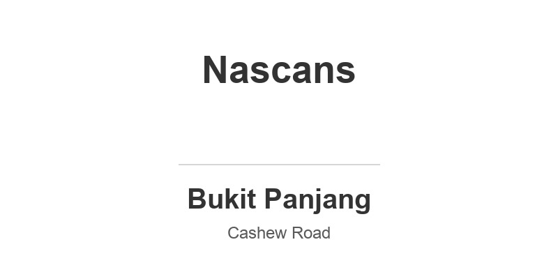 Nascans (Bukit Panjang Primary School)