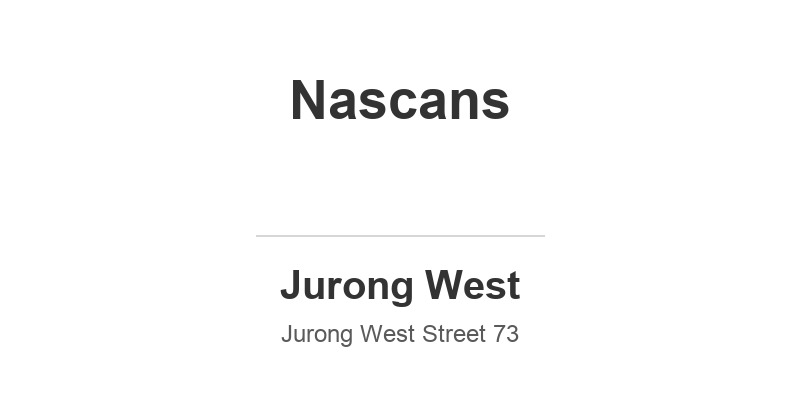 Nascans (Westwood Primary School)