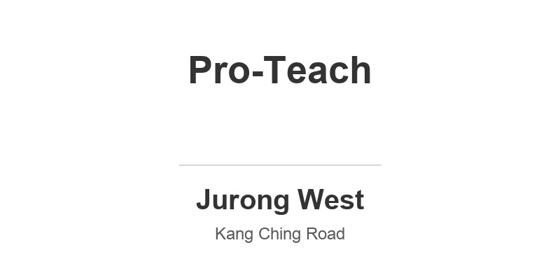 Pro-Teach Student Care (Jurong)