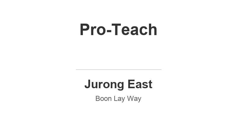 Pro-Teach Student Care (Yuhua)