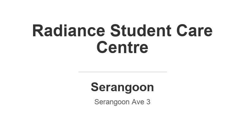 Radiance Student Care Centre