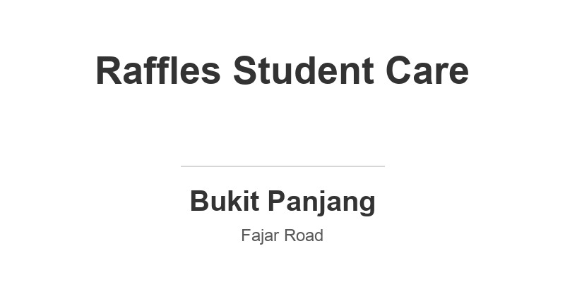 Raffles Student Care (Zhenghua)