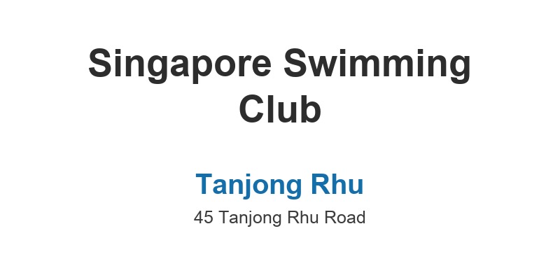 Singapore Swimming Club