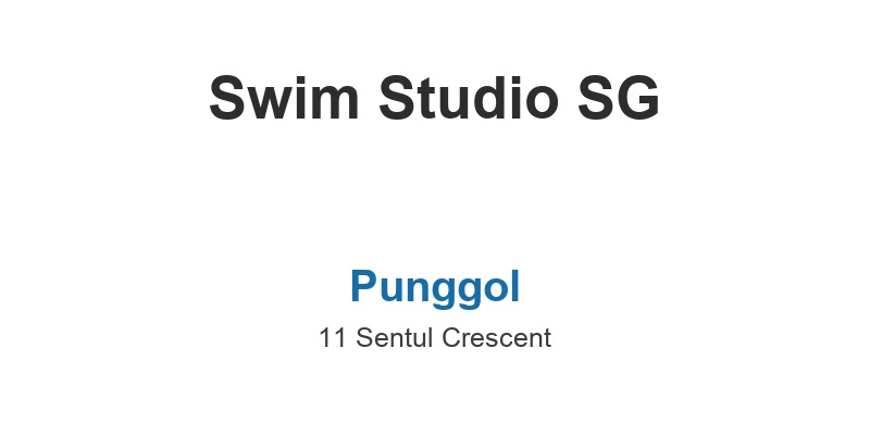 Swim Studio SG (Punggol)