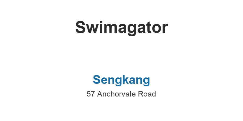 Swimagator (Sengkang)
