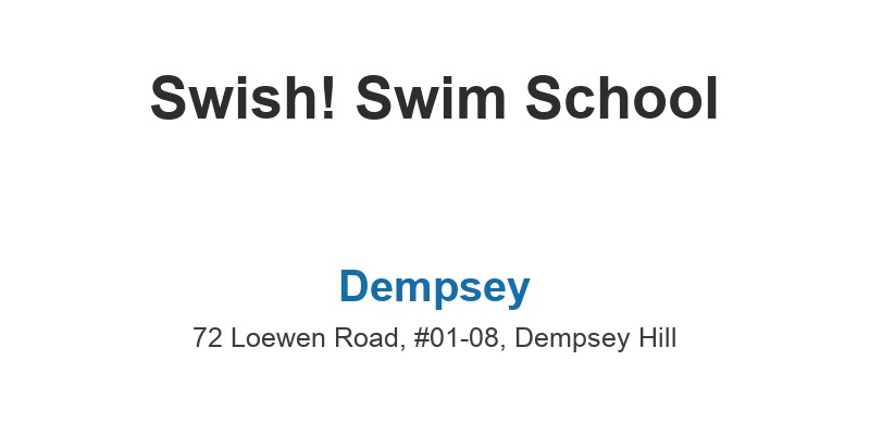 Swish! Swim School (Dempsey)
