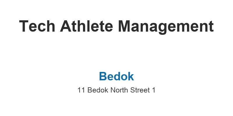 Tech Athlete Management
