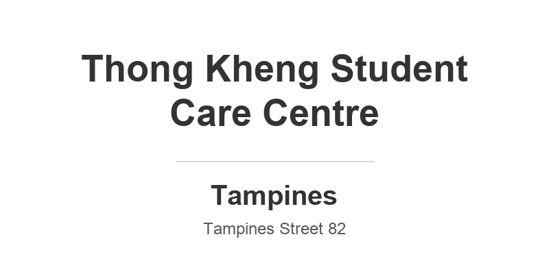 Thong Kheng Student Care Centre
